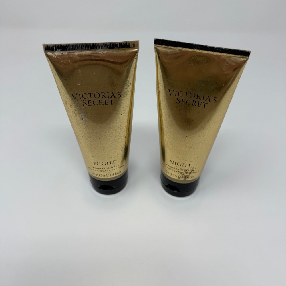 2 -VICTORIA'S SECRET NIGHT SCENTED FRAGRANCE BODY WASH 3.4 OZ/100 ML  NEW SEALED